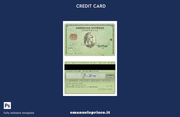 modello di carta verde American Express della banca USA Massachusetts Radius sti